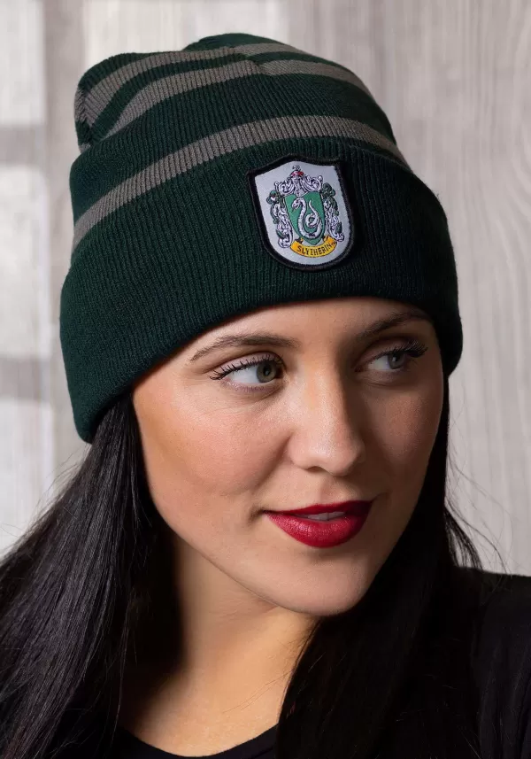 Online Stocking Cap With Slytherin Crest Hats