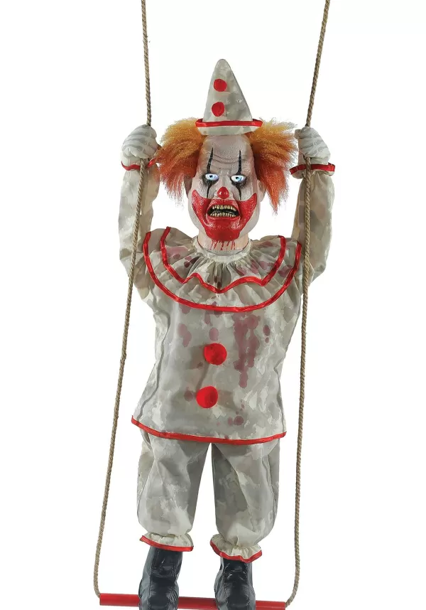 Best Sale Swinging Animated Happy Clown Doll Decoration Animatronics