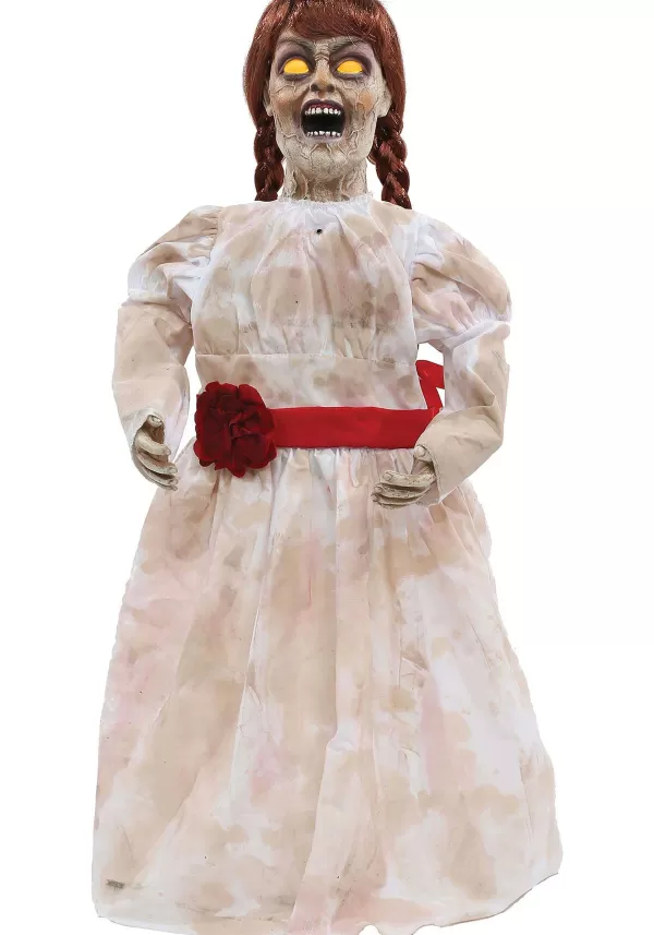 Clearance Talking Haunted Girl Doll Halloween Props