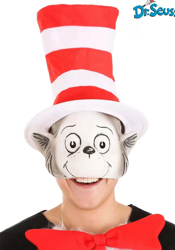 Discount The Cat In The Hat Latex Mask & Hat Costume Kit Accessory Kits