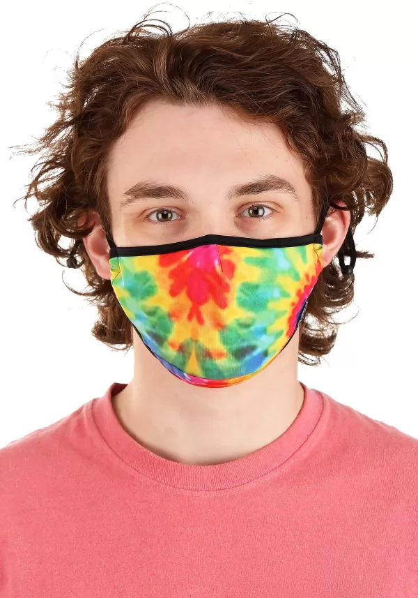 Cheap Tie Dye Fabric Protective Face Covering Mask Face Masks