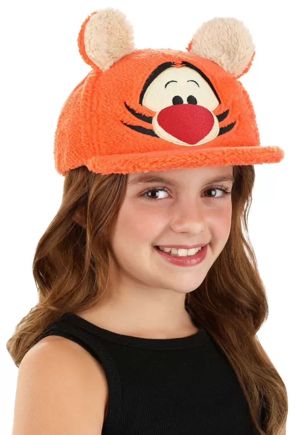 Hot Tigger Fuzzy Cap With Ears Hats