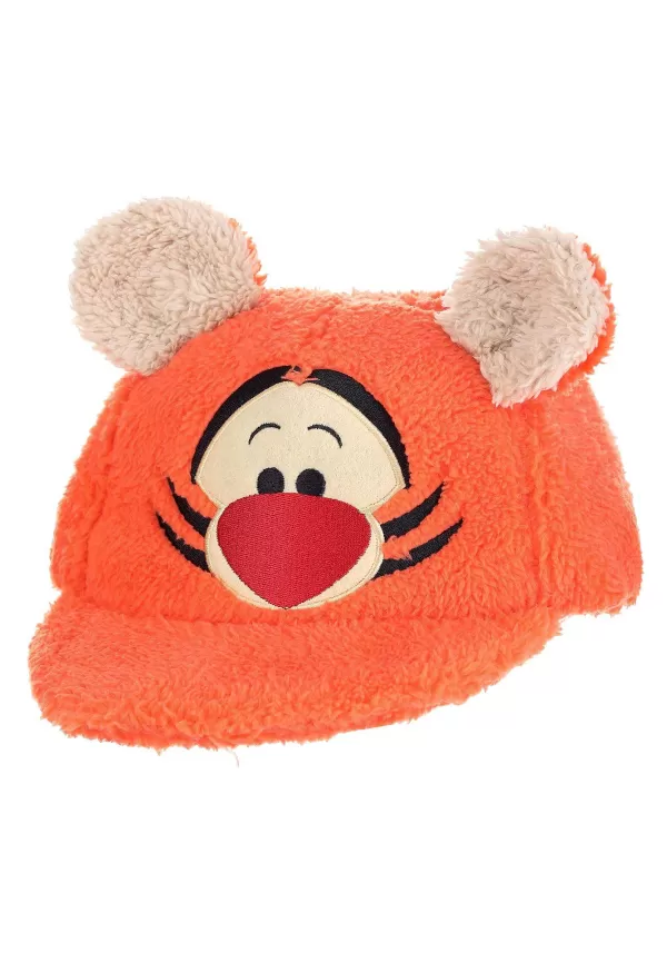 Hot Tigger Fuzzy Cap With Ears Hats