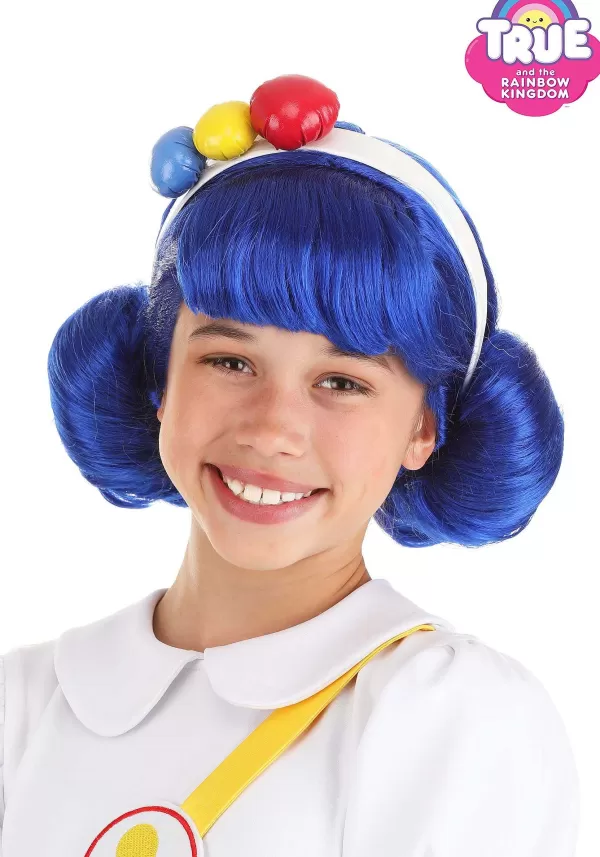 Fashion True And The Rainbow Kingdom Blue True Wig For Kids Wigs