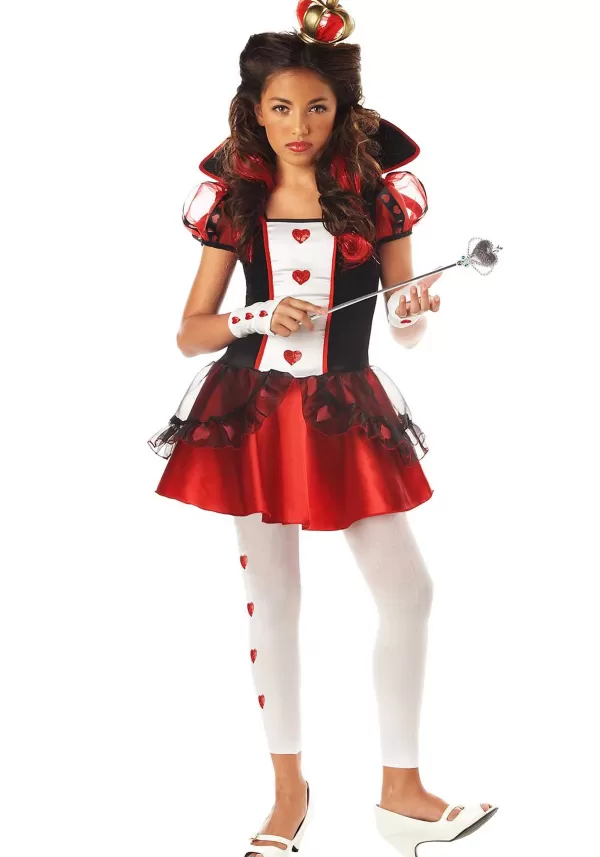 New Tween Queen Of Hearts Costume Teen Costumes