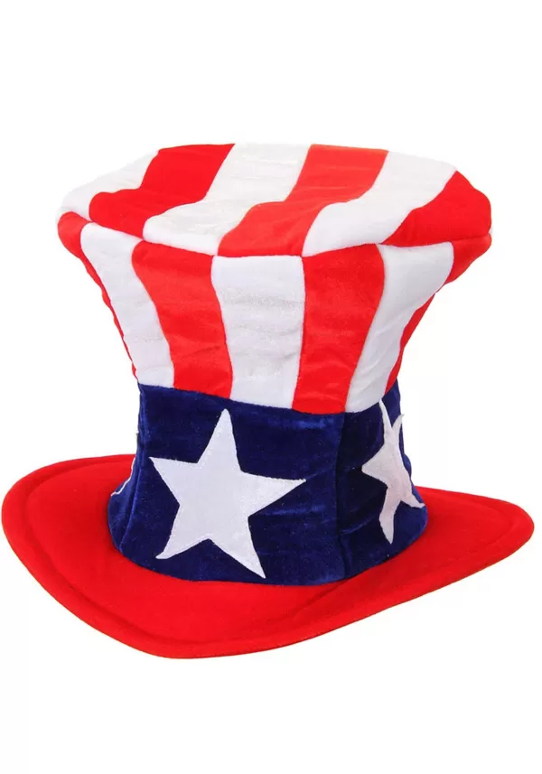 Cheap Uncle Sam Plush Giant Hat Hats