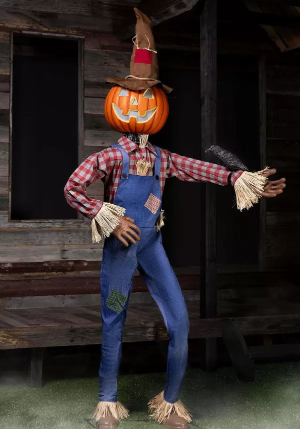 Best Whimsical Pumpkin Scarecrow Animatronic Decoration Animatronics