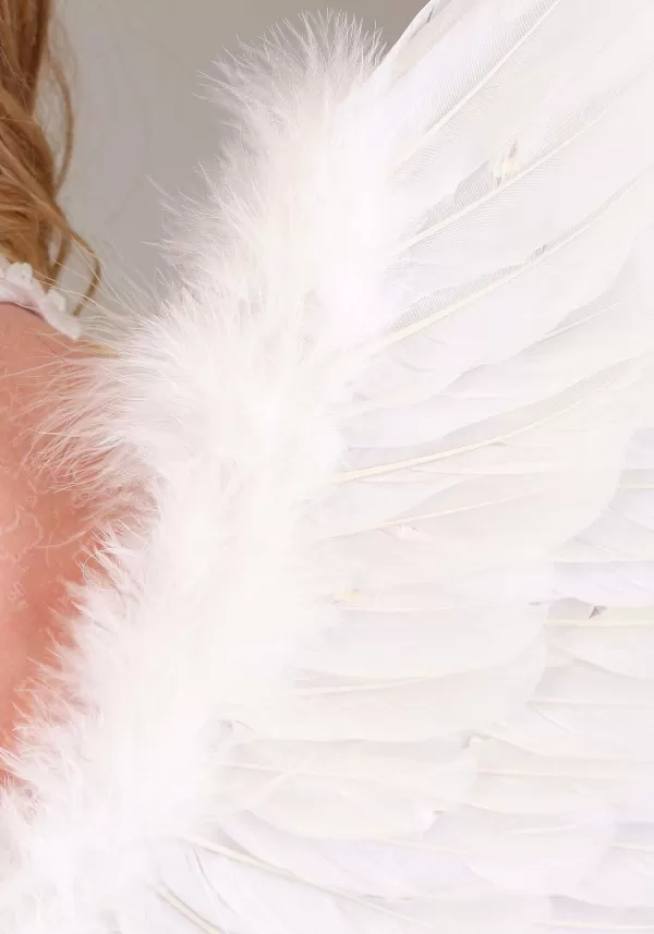 Fashion White Divine Angel Wings Wings