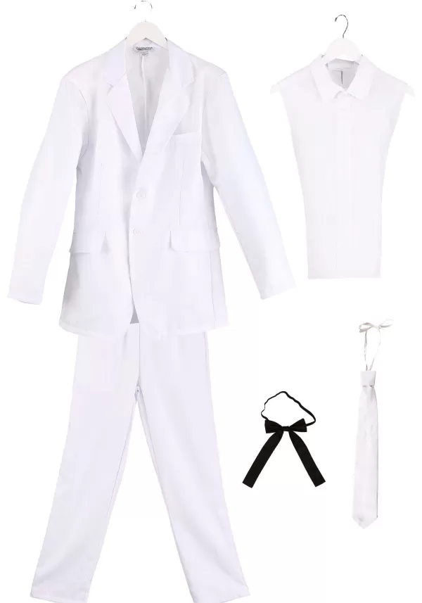 Flash Sale White Suit Costume For Men Men'S Costumes