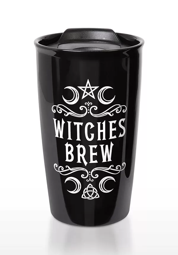 Shop Witches Brew Double Walled Travel Mug Indoor Decorations