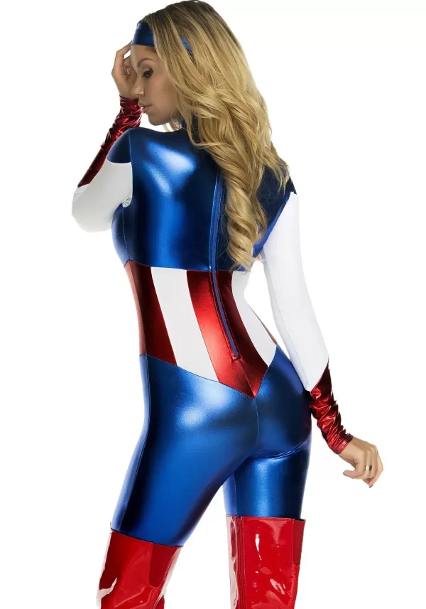 Cheap Women'S American Beauty Superhero Costume Sexy Costumes