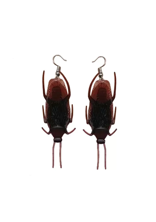 Flash Sale Women'S Cockroach Earrings Costume Jewelry