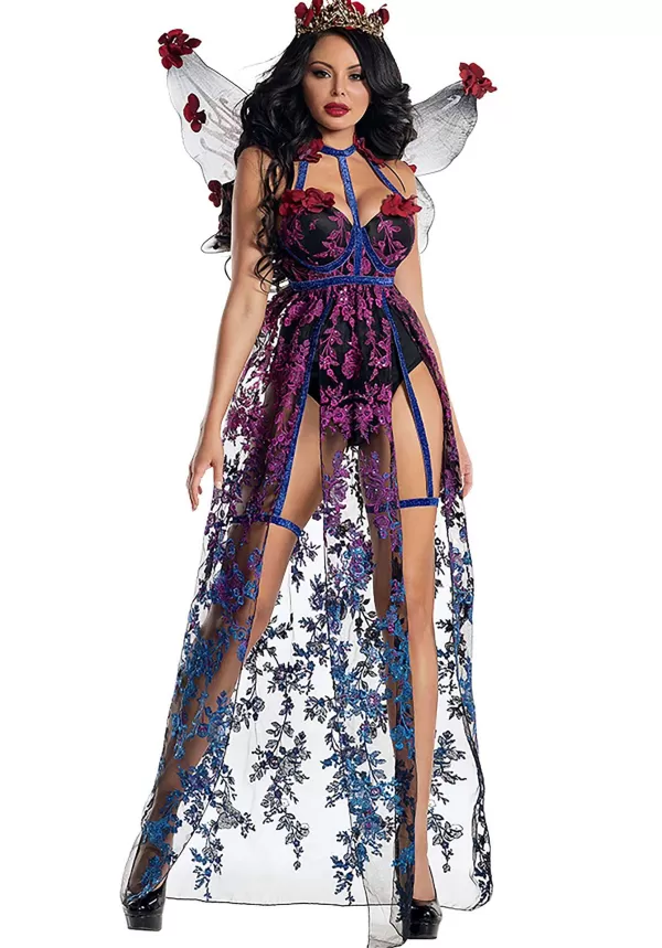 Flash Sale Women'S Dark Fairy Queen Costume Sexy Costumes