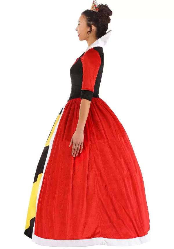 Cheap Women'S Deluxe Disney Queen Of Hearts Costume Dress Women'S Costumes