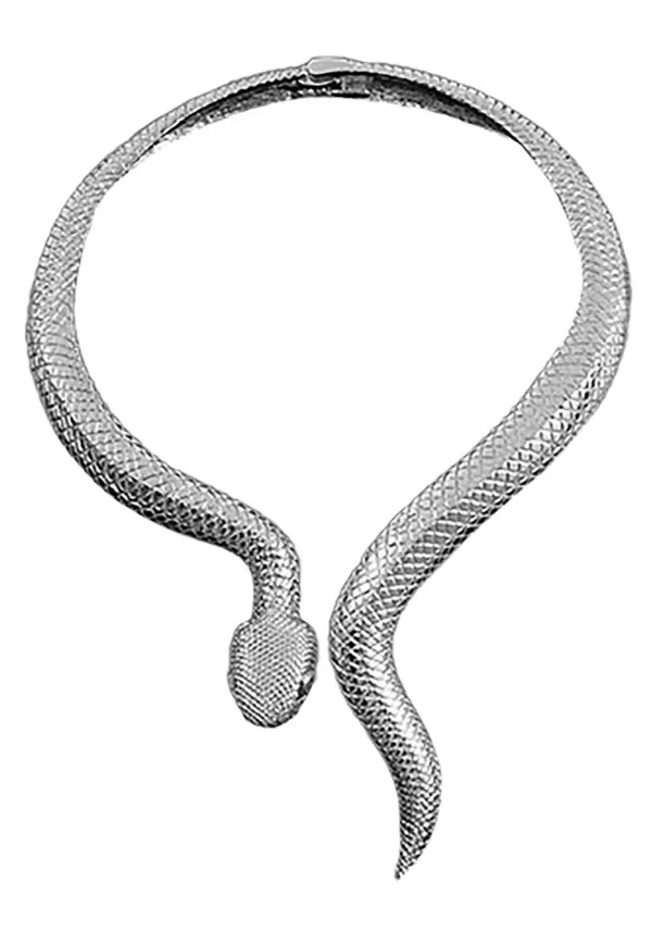 Fashion Women'S Hinged Snake Choker Necklace Costume Jewelry