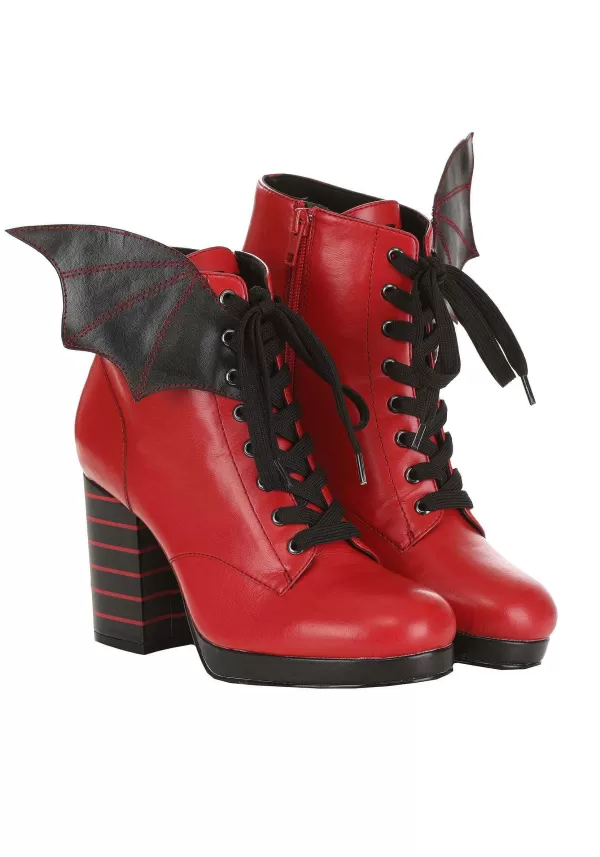 Hot Women'S Mavis Hotel Transylvania Red Heeled Boots Boots/Shoes