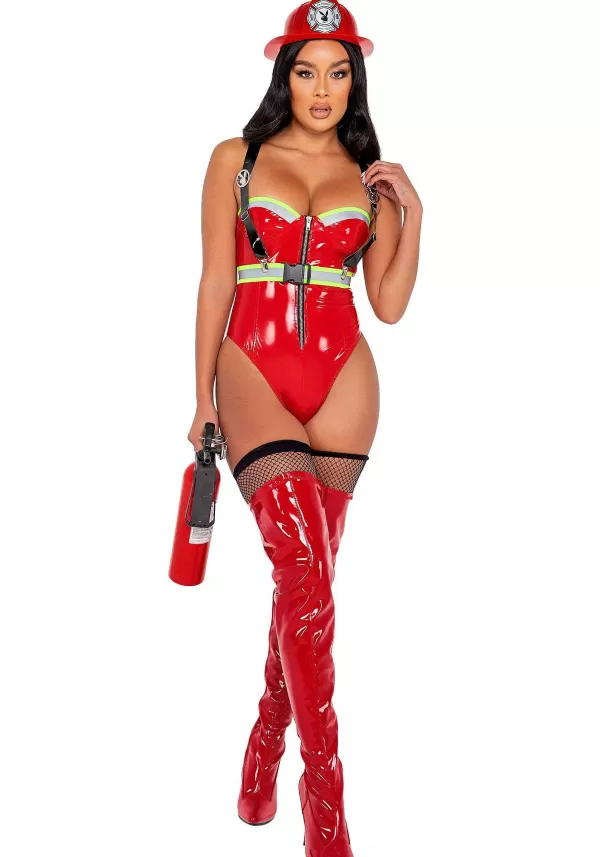 Hot Women'S Playboy Smokin' Hot Firegirl Costume Sexy Costumes