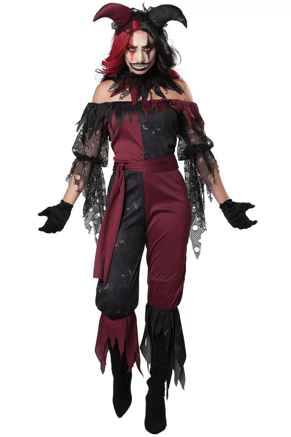 Outlet Women'S Psycho Jester Costume Women'S Costumes