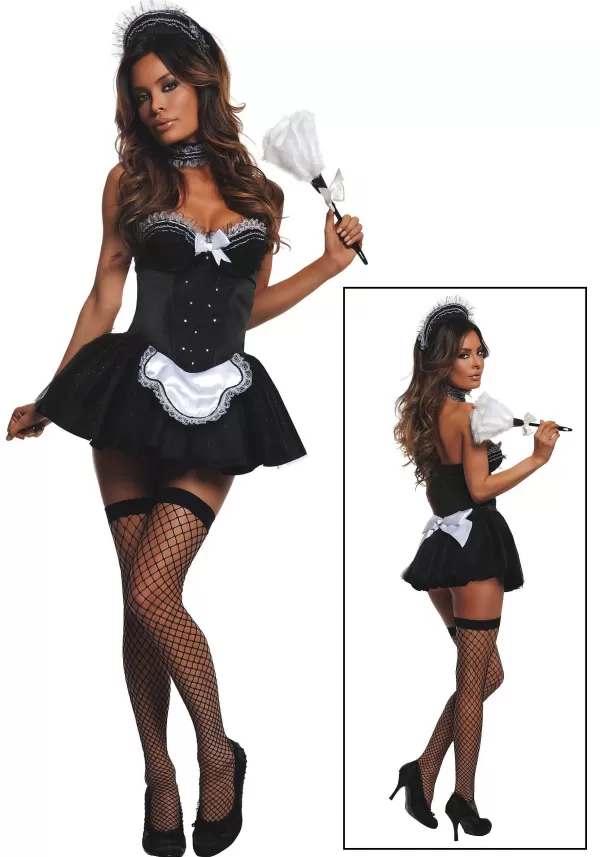 Fashion Women'S Seductive Maid Costume Sexy Costumes