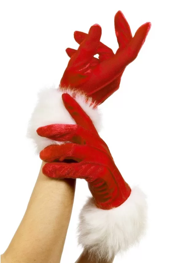 Best Sale Women'S Sexy Red Santa Gloves For Women Gloves