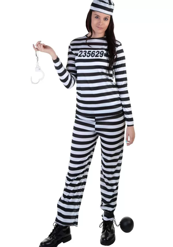 Best Women'S Striped Prisoner Costume Women'S Costumes