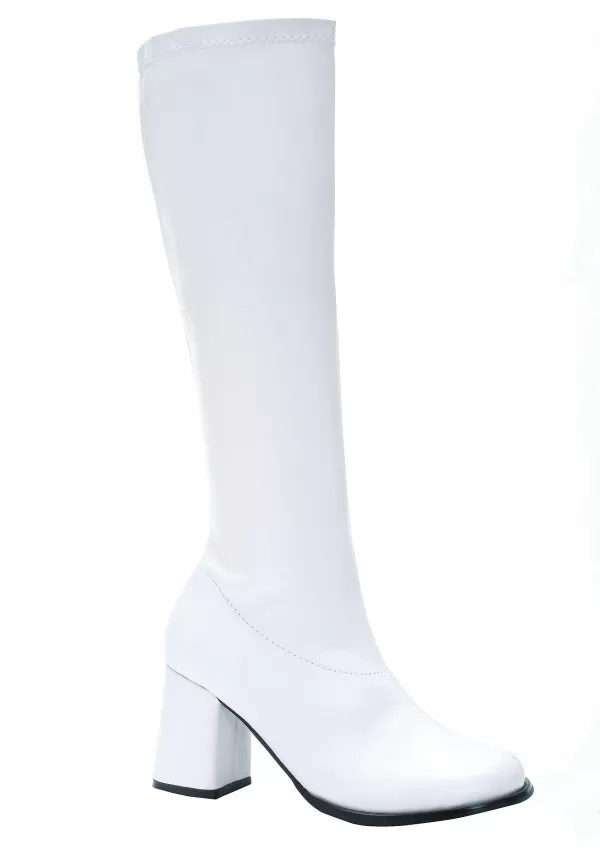 Cheap Women'S White Gogo Costume Boots Boots/Shoes