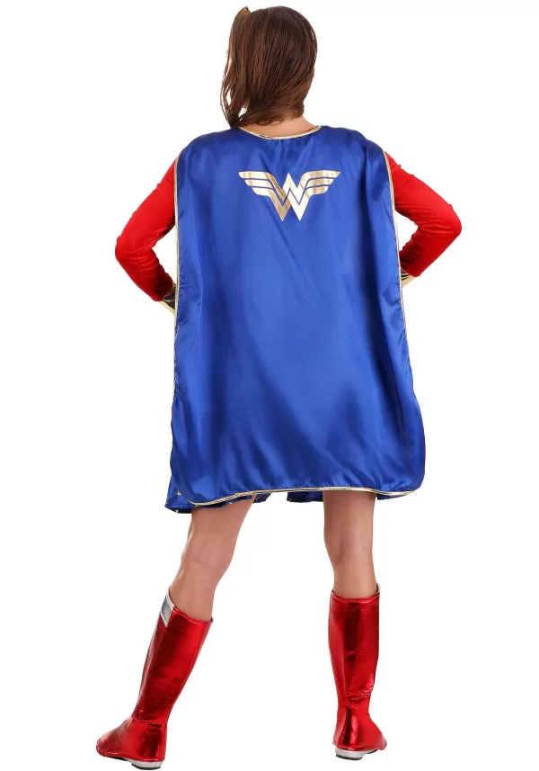 Best Sale Wonder Woman Long-Sleeved Dress For Adults Women'S Costumes