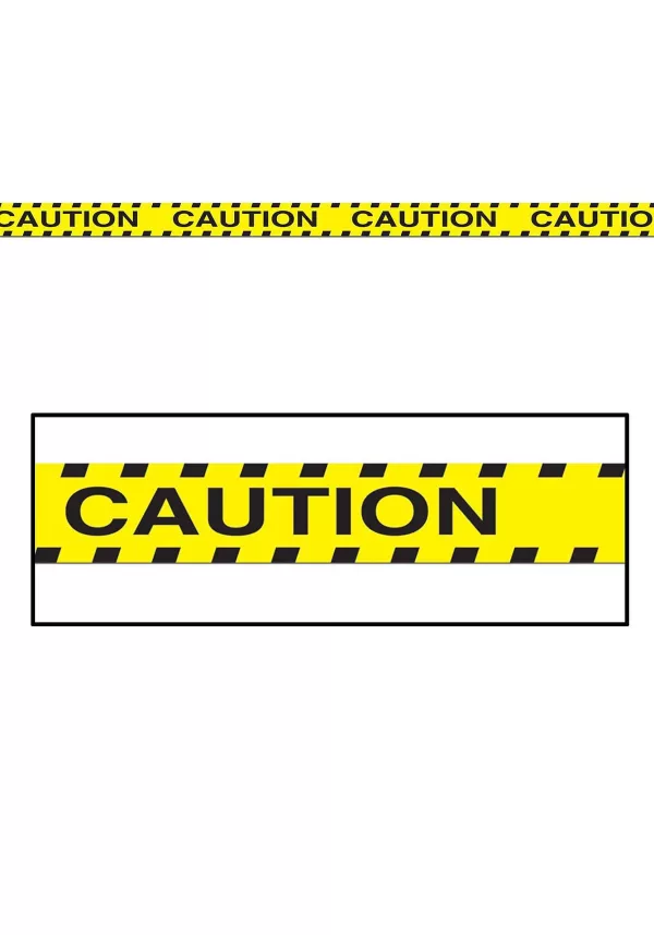 Best Yellow Caution Party Tape Decoration Door Decorations