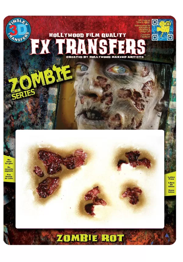 Online Zombie Rot Temporary 3-D Tattoo Kit Makeup